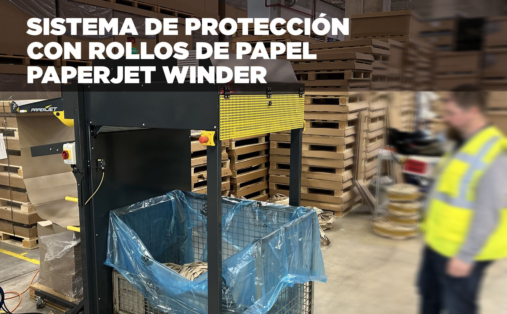 Rollos de papel embalaje amortiguador para piezas pesadas