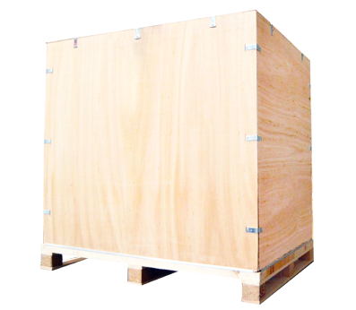 Caja de madera plegable para embalaje