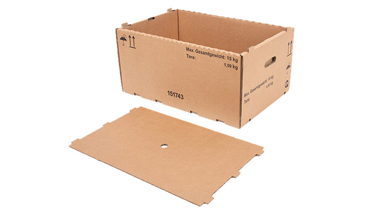 Contenedor de cartón para automoción KLT