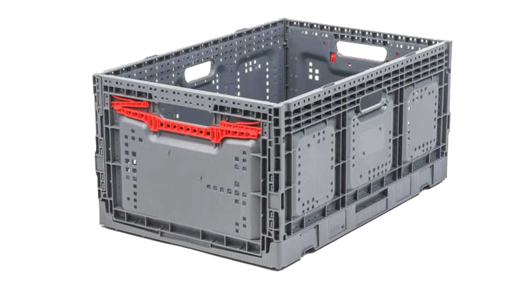 Caja pl&aacute;stica plegable reutilizable embalaje