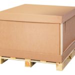 Contenedor de cartón plegable embalaje industrial