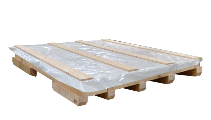 Soporte de madera para embalaje