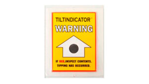 Indicador de vuelco embalaje para transporte