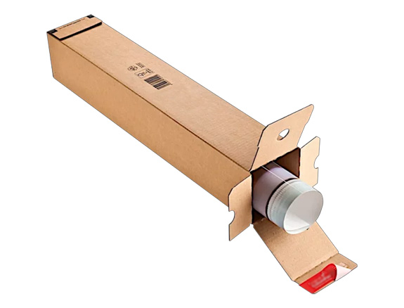Caja para productos alargados tubo cart&oacute;n