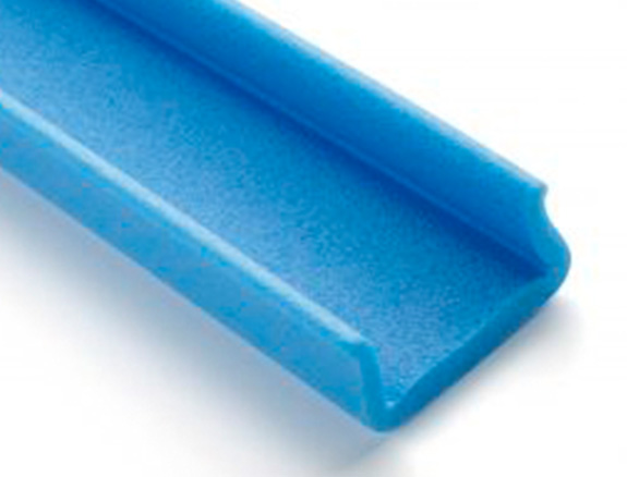 Perfil de espuma para embalaje en U