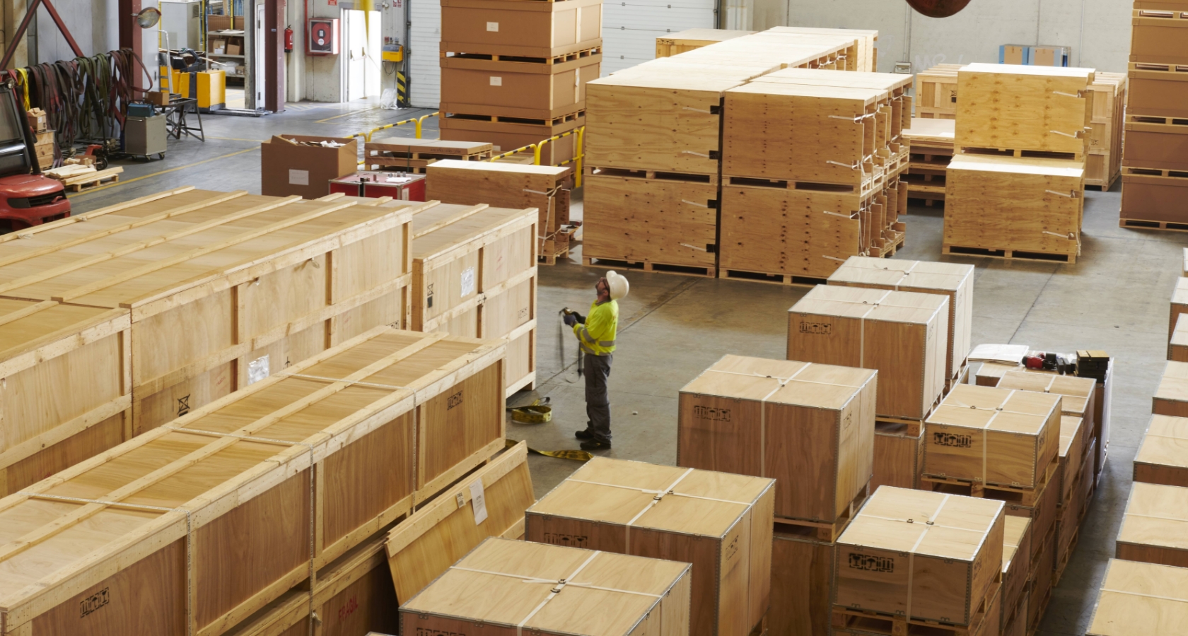 Cajas de madera para transportar