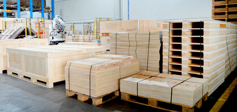 Embalaje industrial cajas de madera
